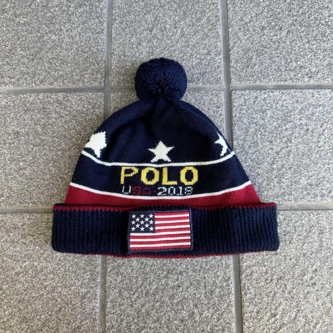 Polo Ralph Lauren ボンボン ニット帽 - メルカリ