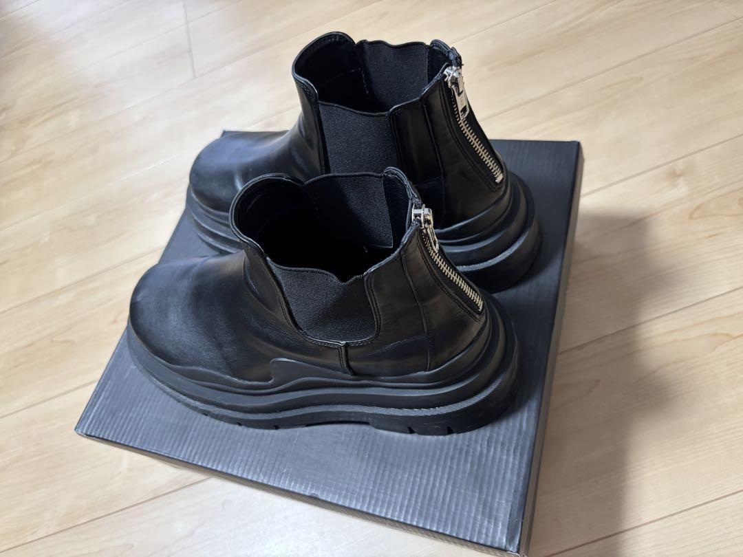 靴 LiNoH TANK SOLE CHELSEA BOOTS
