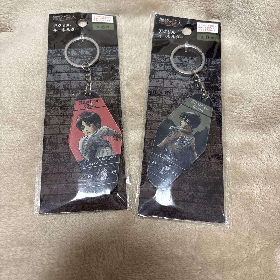 進撃の巨人 MAPPA リヴァイ エレン アクリルキーホルダー アクキー 限定 進撃の巨人 リヴァイ エレン アクリルキーホルダー - メルカリ
