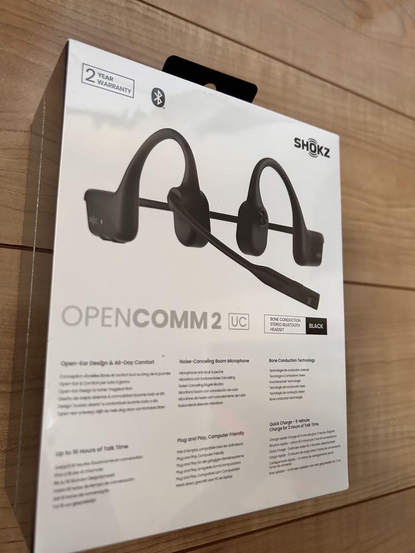 OpenComm2 UC ビジネスモデル 骨伝導ヘッドセット - Shokz