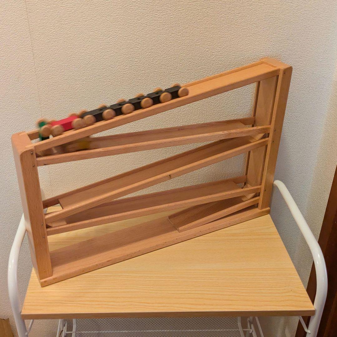 ベック社 トレインカースロープ 知育玩具 木製 スロープ トイ　値下げ有り
