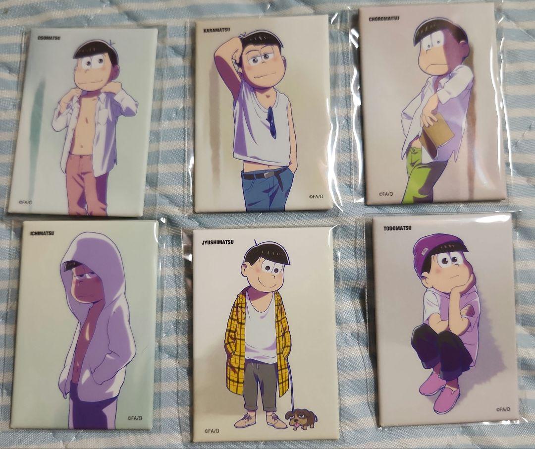 おそ松さん グラビア松バッジ 6枚セット