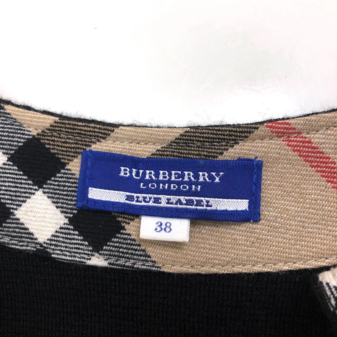 美品✨バーバリーブルーレーベル ワンピース 38 オールノバ
