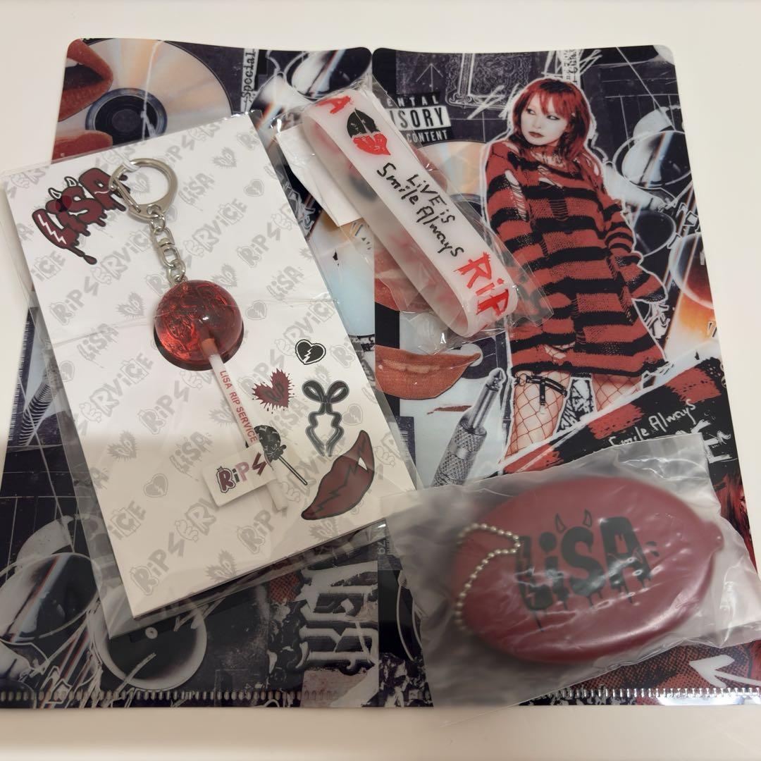 LiSA RiP SERViCE グッズ4点セット(WiLD CANDY 含む)