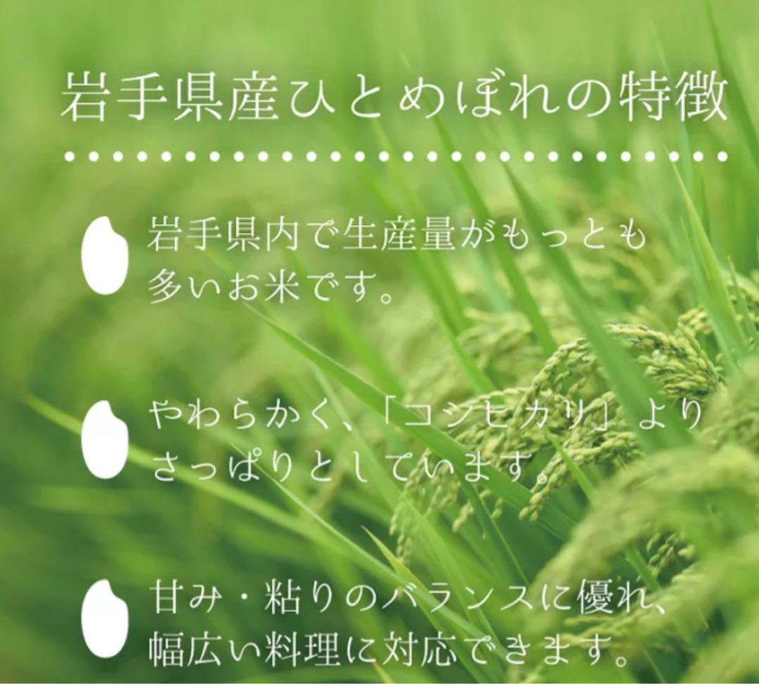 米　白米　精米【令和6年産岩手県産ひとめぼれ20kg】10kg×2