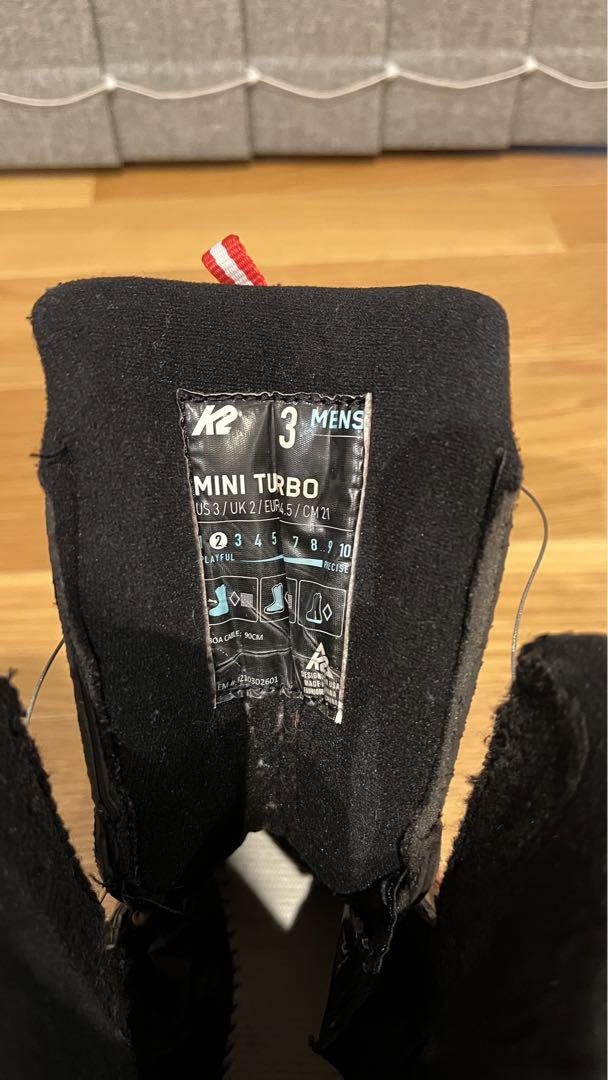 カズ　K2 MINI TURBO 21cm キッズ　子供　ブーツ
