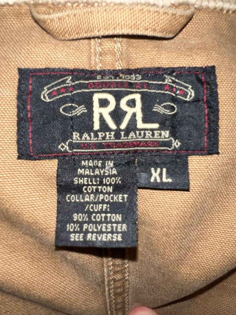 希少 三ツ星タグ 90's RRL ダックカバーオール ワーク