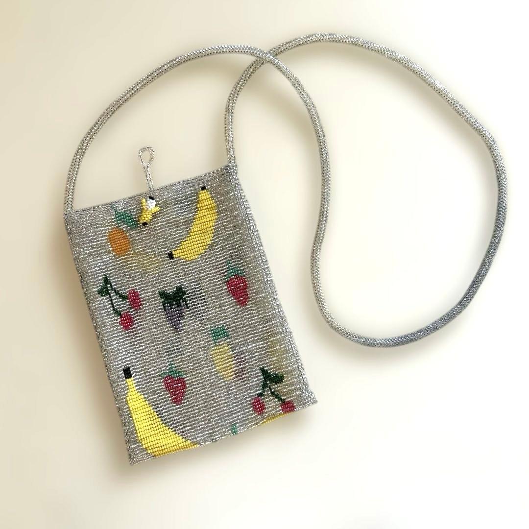 Pra Utz ビーズバッグやや傷や汚れあり