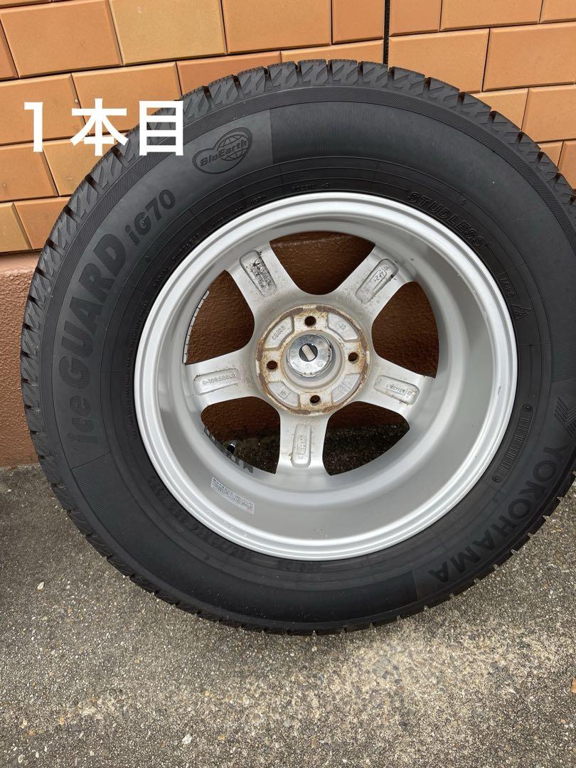 スタッドレス４本 横浜タイヤiceGUARD70ホイールセット