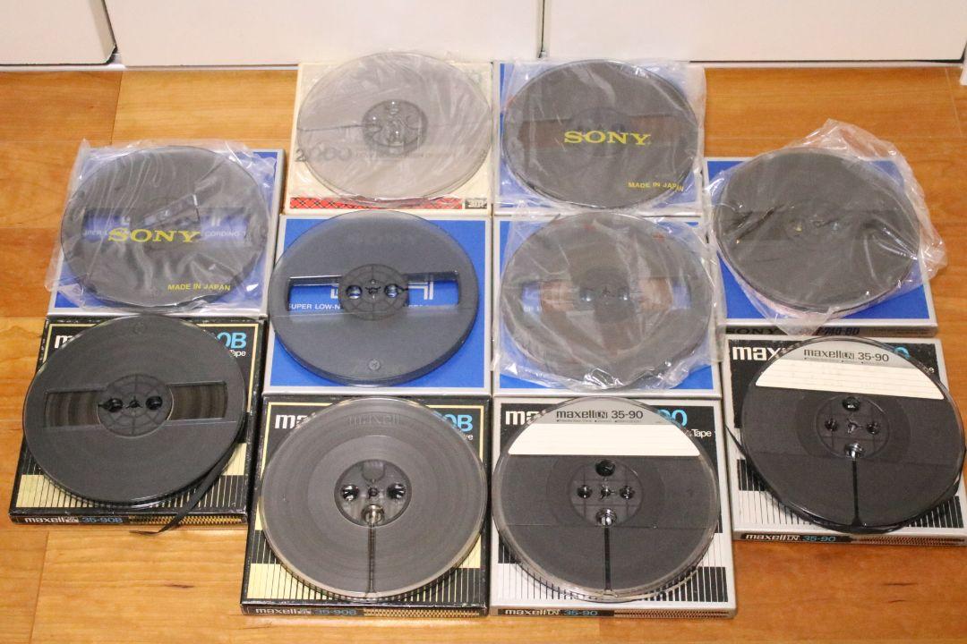 新入荷 10本セット オープンリールテープ maxell メルカリ - sony 35-90 その他