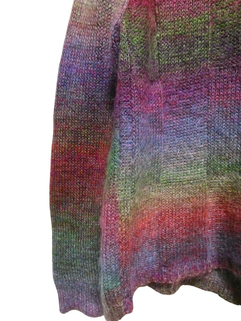 70-80'sヴィンテージ!マルチカラーモヘアニットセーター 70-80'sヴィンテージ!マルチカラーモヘアニットセーター