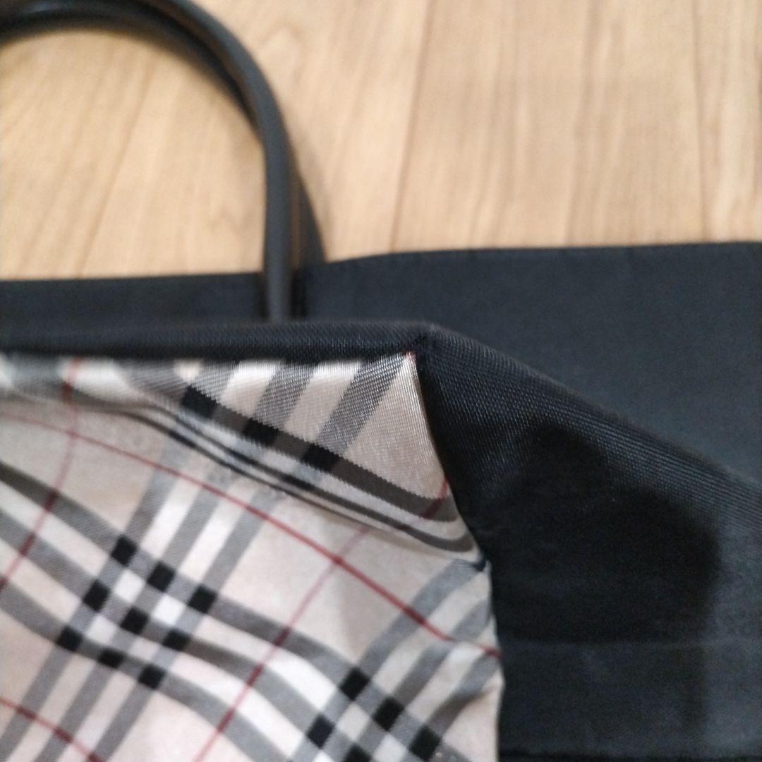 BURBERRY BLUE LABEL ブラック トートバッグ