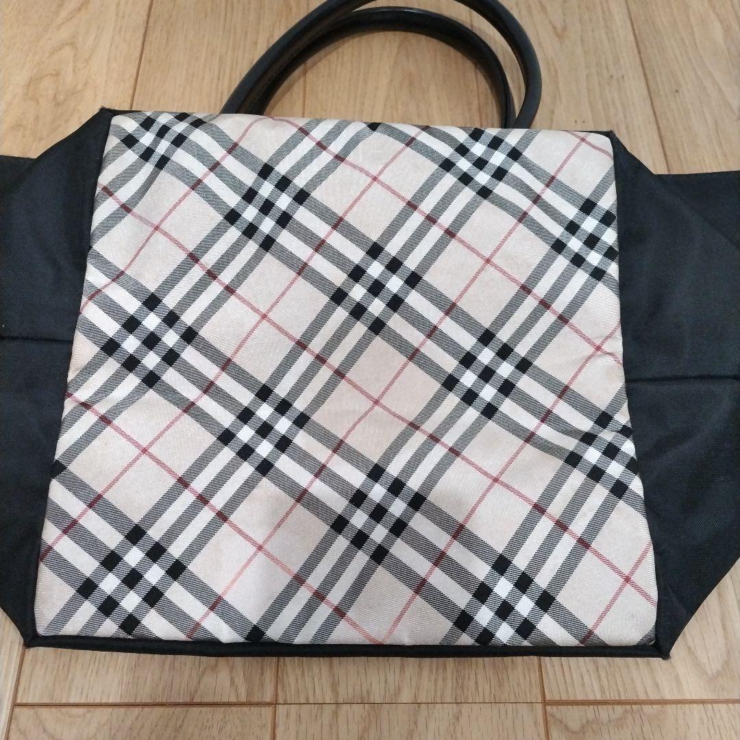 BURBERRY BLUE LABEL ブラック トートバッグ