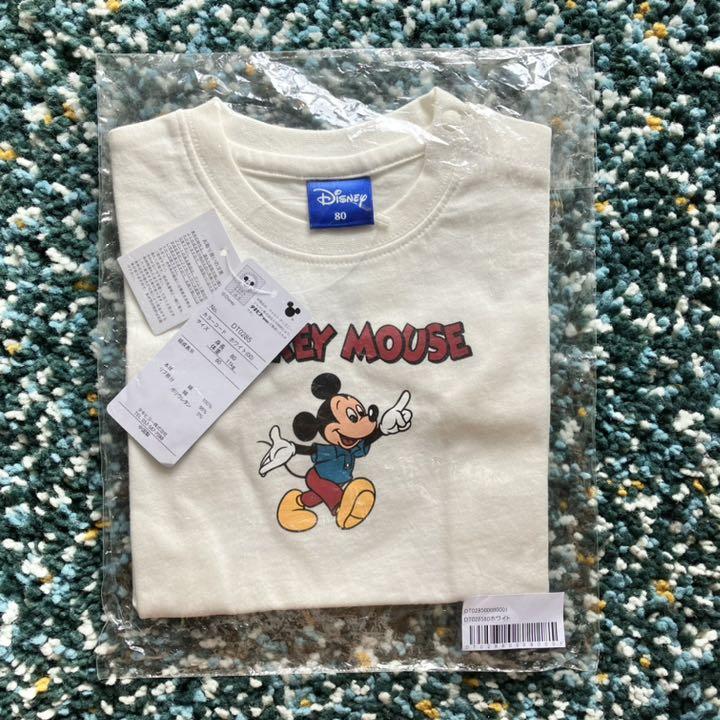 未開封 ミッキー Tシャツ 80cm レトロミッキー おしゃれ ディズニー 半袖 メルカリ