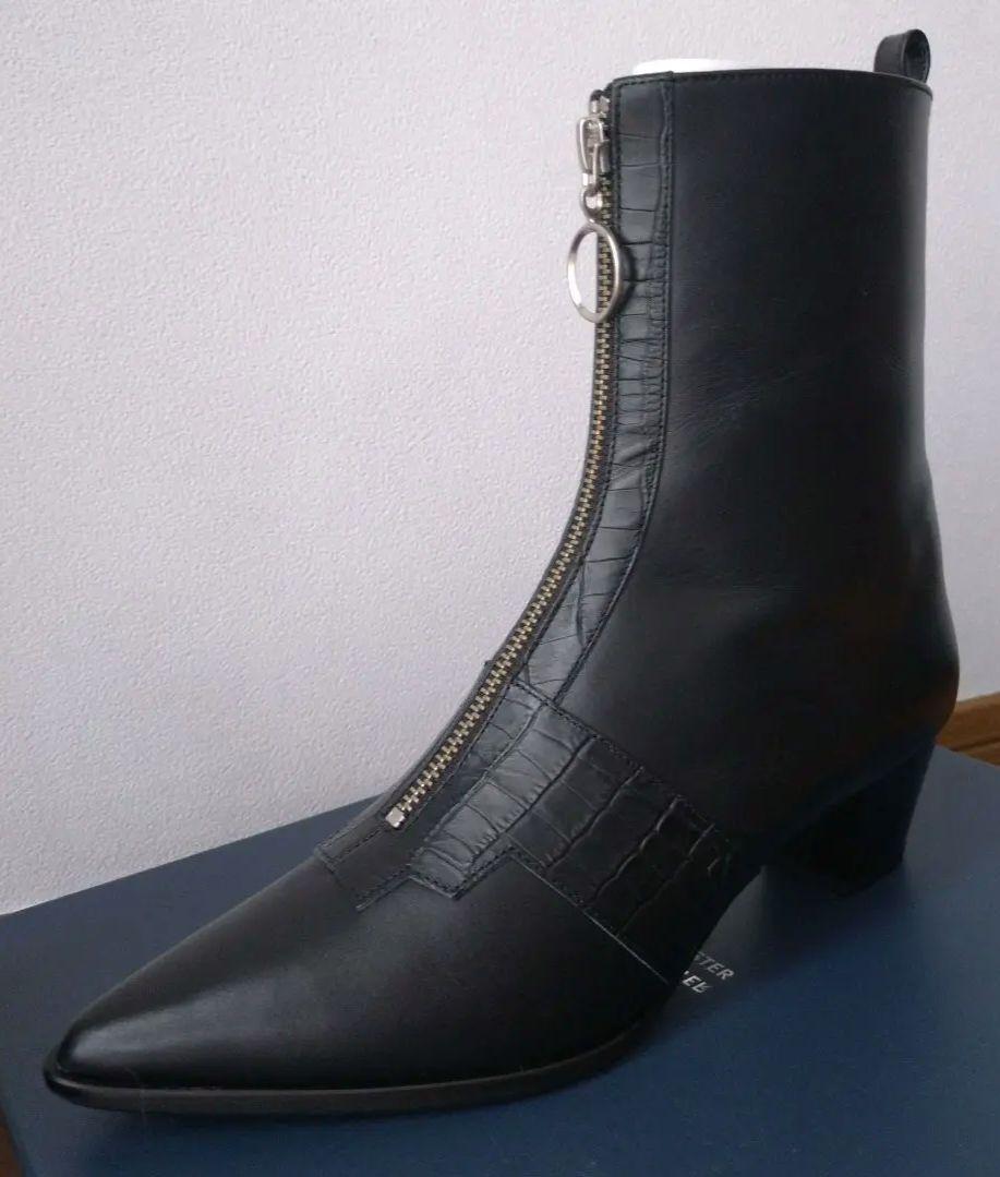 新品　未使用　Au BANNISTER 黒 レザー ブーツ