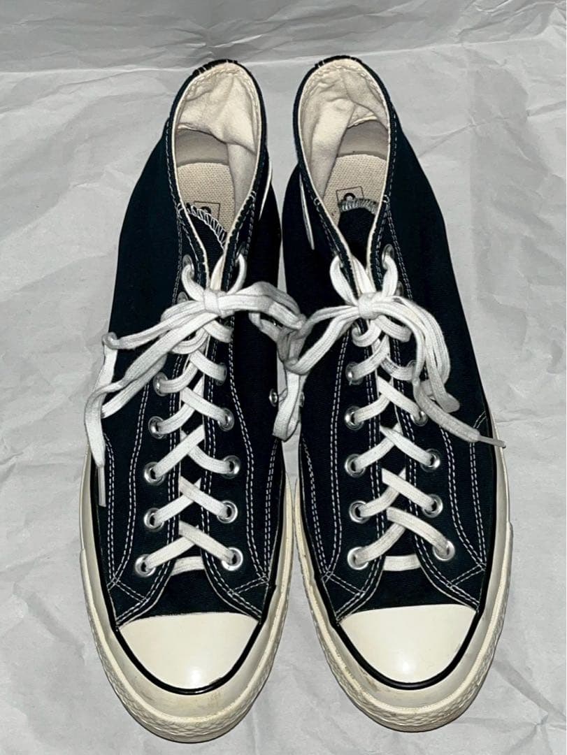 チャックテイラーct70 ブラック ハイカット 黒 28.0cm デカ履き チャックテイラーct70 ブラック ハイカット 黒 28.0cm デカ履き