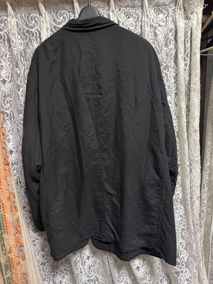 紙タグ付きほぼ新品 COMOLI 25SS シルク製品染ジャケット　サイズ3