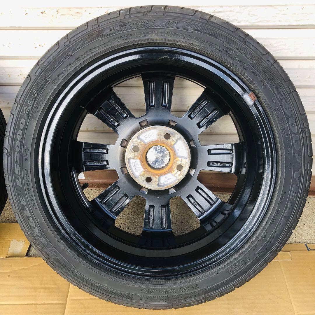 ダイハツ純正15インチ タイヤホイールセット GY EAGLE LS2000 ダイハツ純正15インチ タイヤホイールセット GY EAGLE LS2000