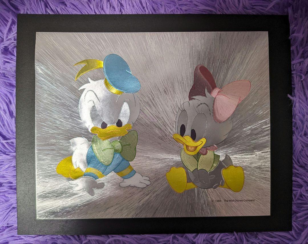 ディズニー　ミニー　エッチング　絵画　額入り ディズニーミニーエッチング絵画額入り