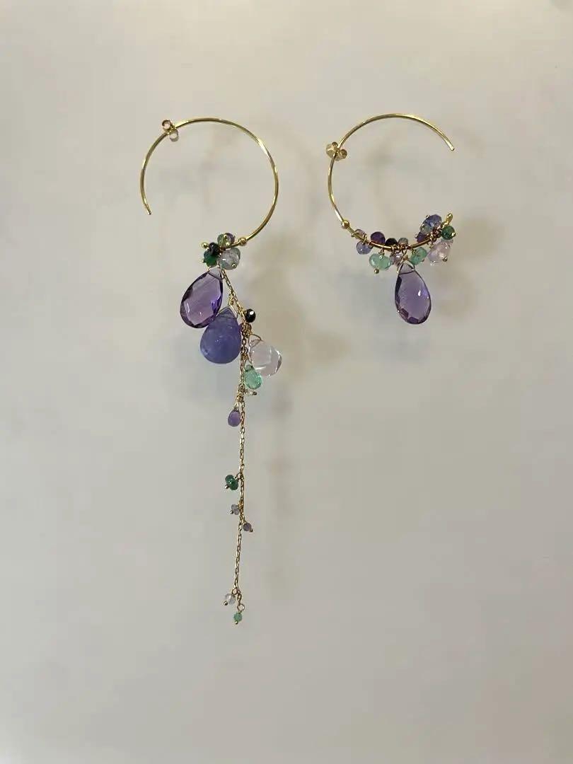 【美品】スイートピー　SweetPea　フープピアス　両耳セット