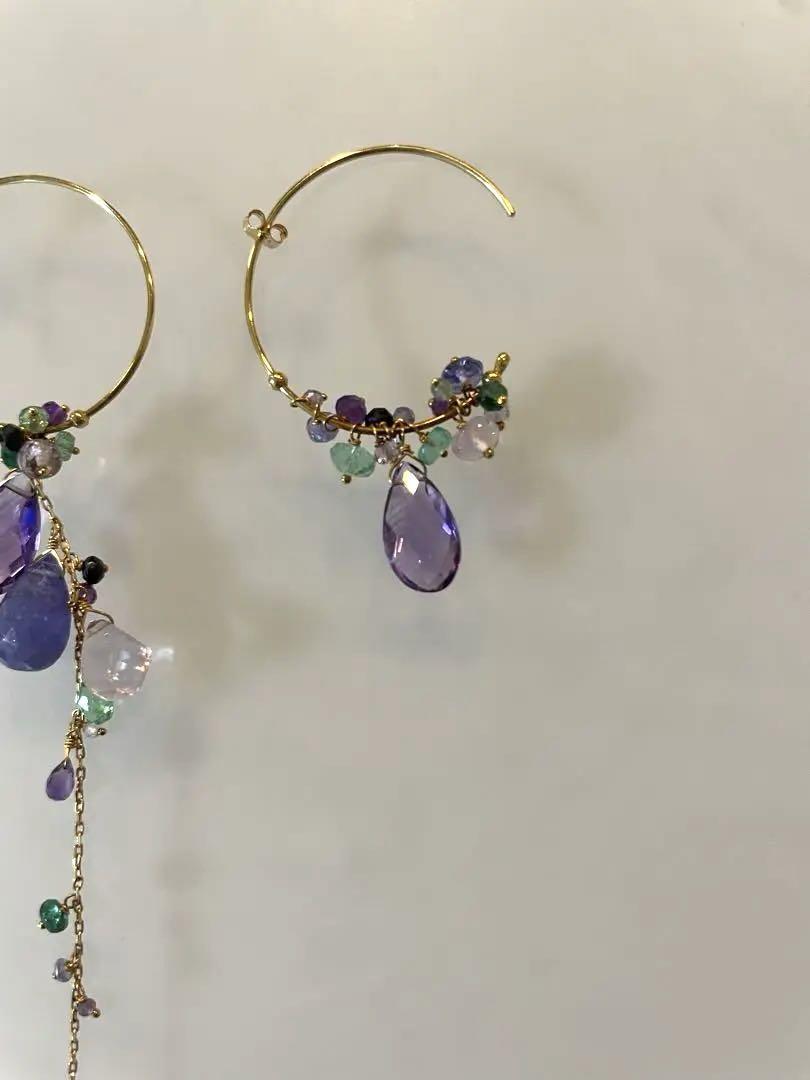 【美品】スイートピー　SweetPea　フープピアス　両耳セット