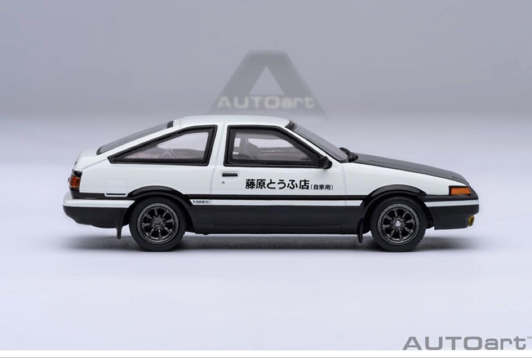 AUTO art頭文字D トレノAE86 ファイナルバージョン　1/64