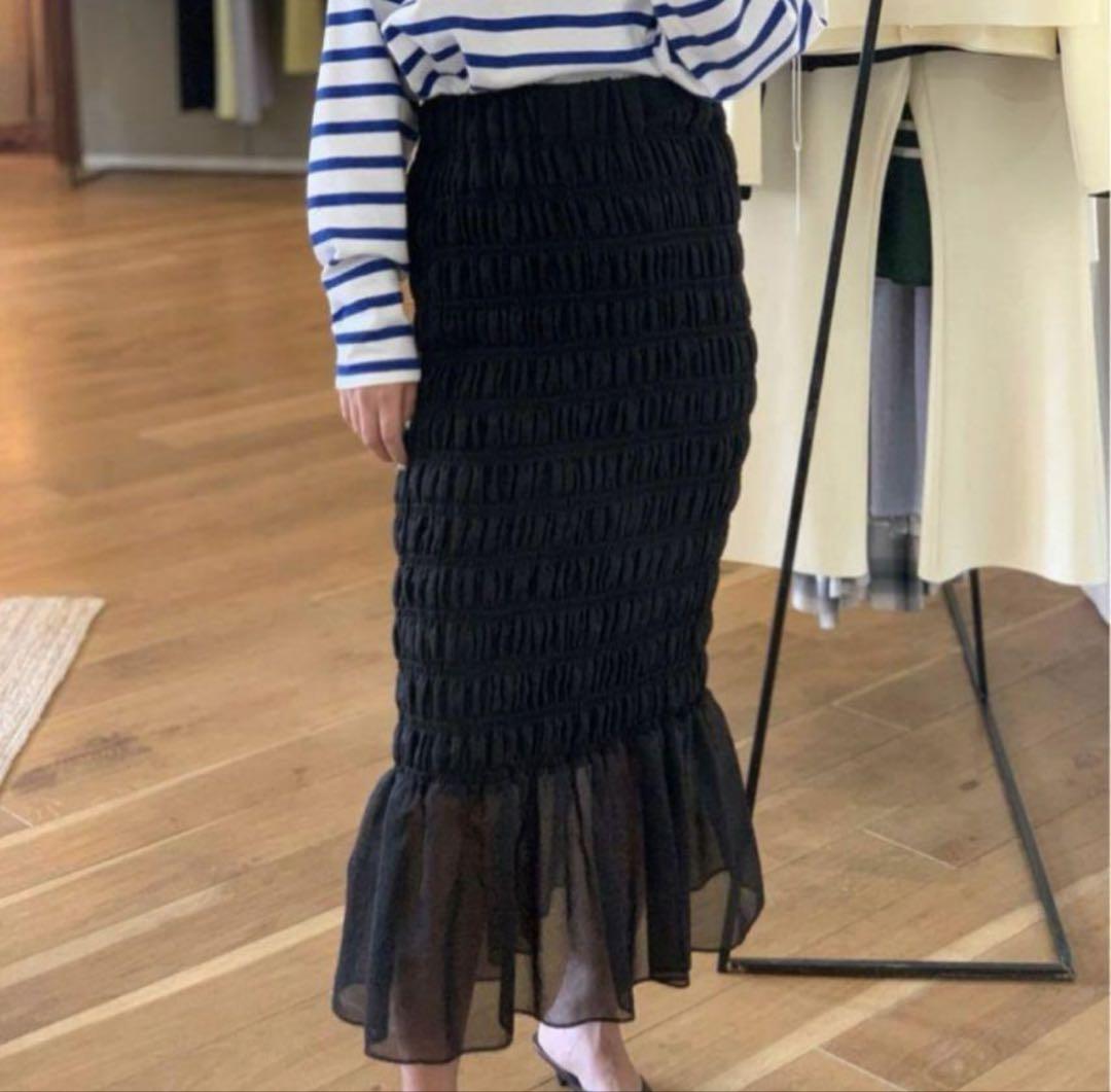 PHEENY ORGANDIE SHIRRING SKIRT スカート - メルカリ