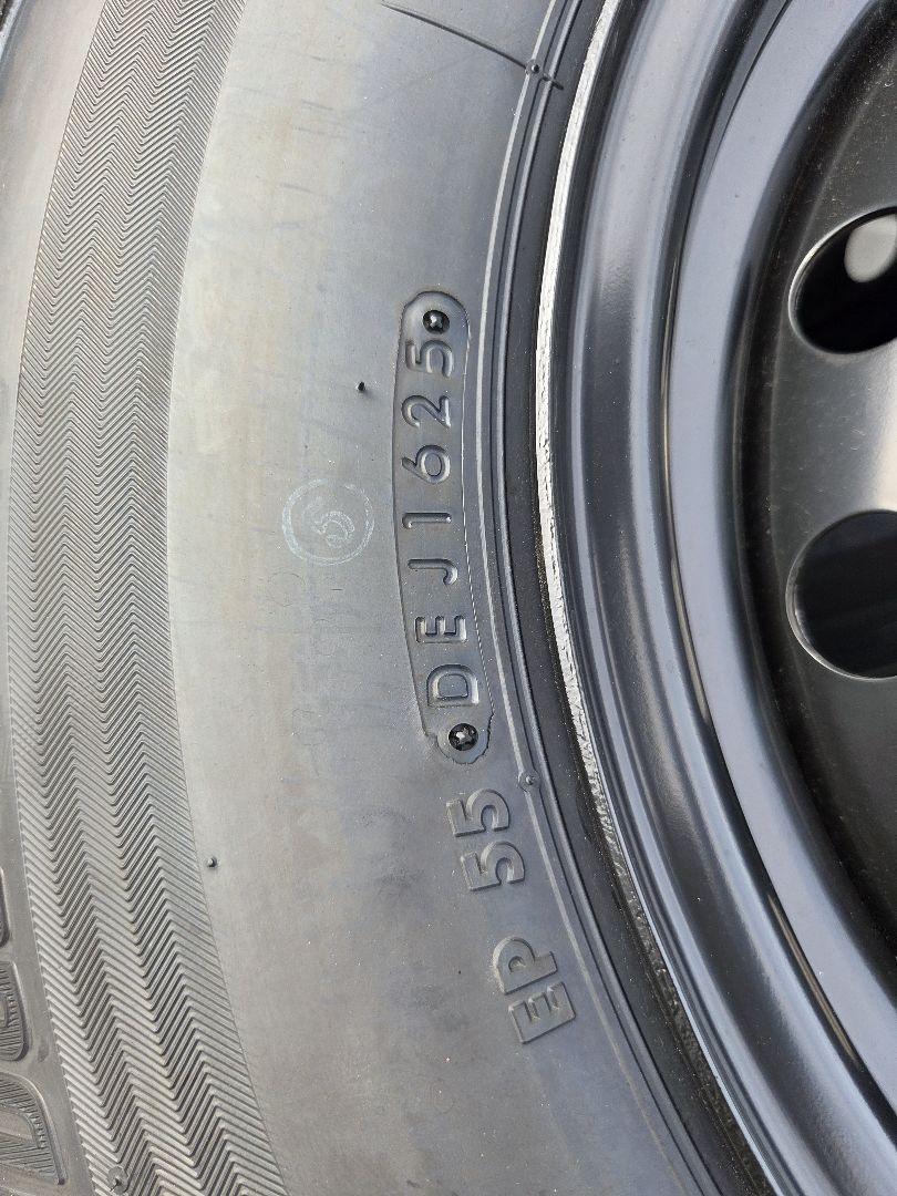 195/80R15 107/105S LT ハイエース新車外し スチールホイール