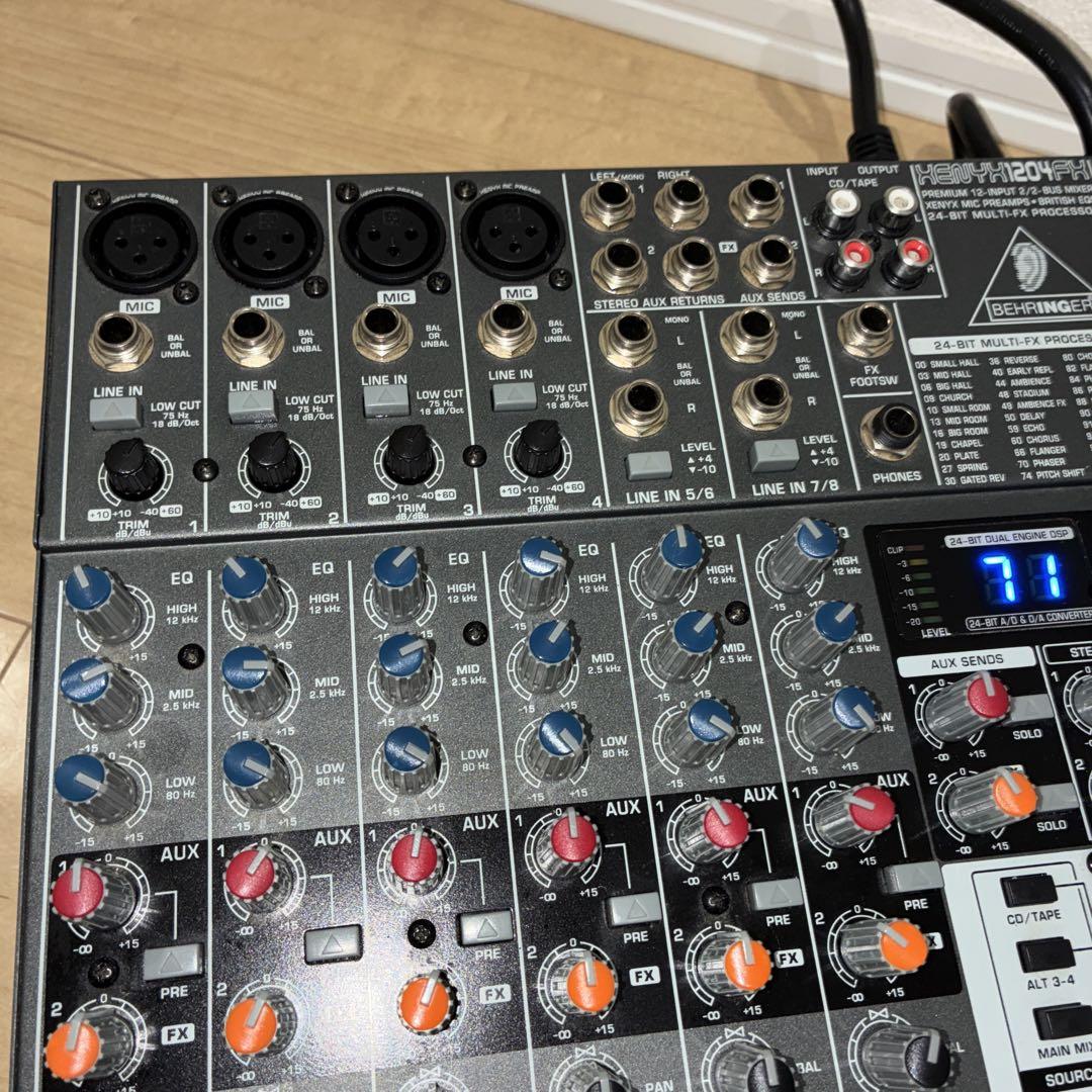動作良好　Behringer XENYX1204FX アナログミキサー 希少