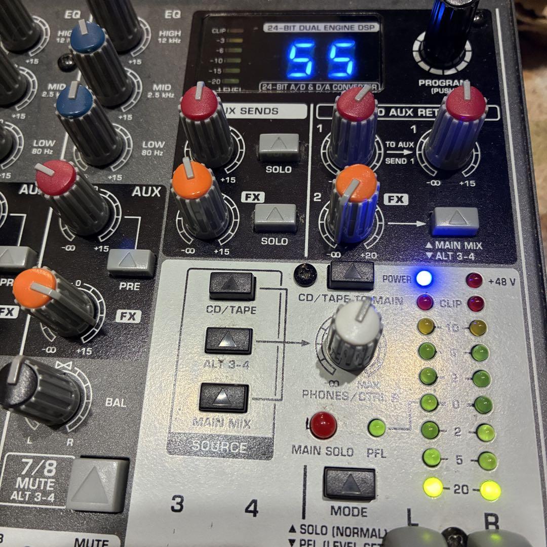 動作良好　Behringer XENYX1204FX アナログミキサー 希少