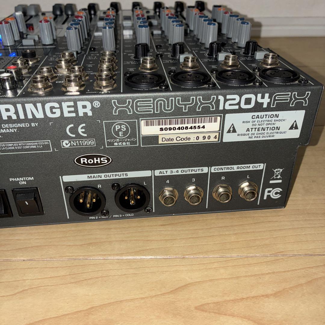 動作良好　Behringer XENYX1204FX アナログミキサー 希少
