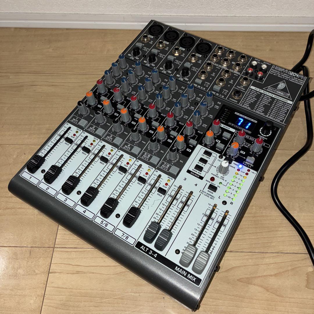 動作良好　Behringer XENYX1204FX アナログミキサー 希少