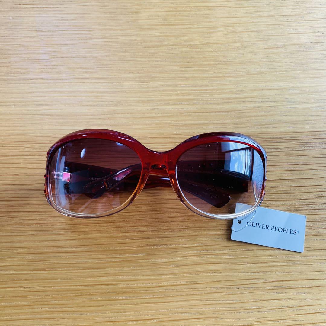 OLIVER PEOPLES 新品 Tara Jeweled RGR サングラス 小物