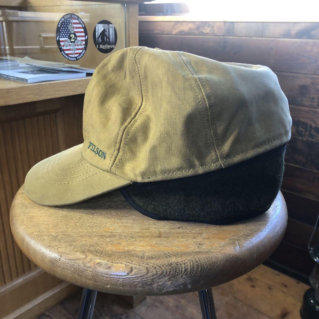 美品　FILSON ワークキャップ カーキ　オイルフィニッシュ