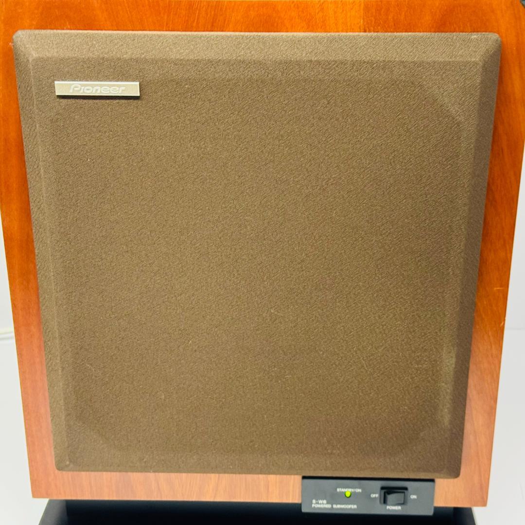 最新 Pioneer パイオニア 音出し確認済み S-W6 サブウーファー スピーカー・ウーファー