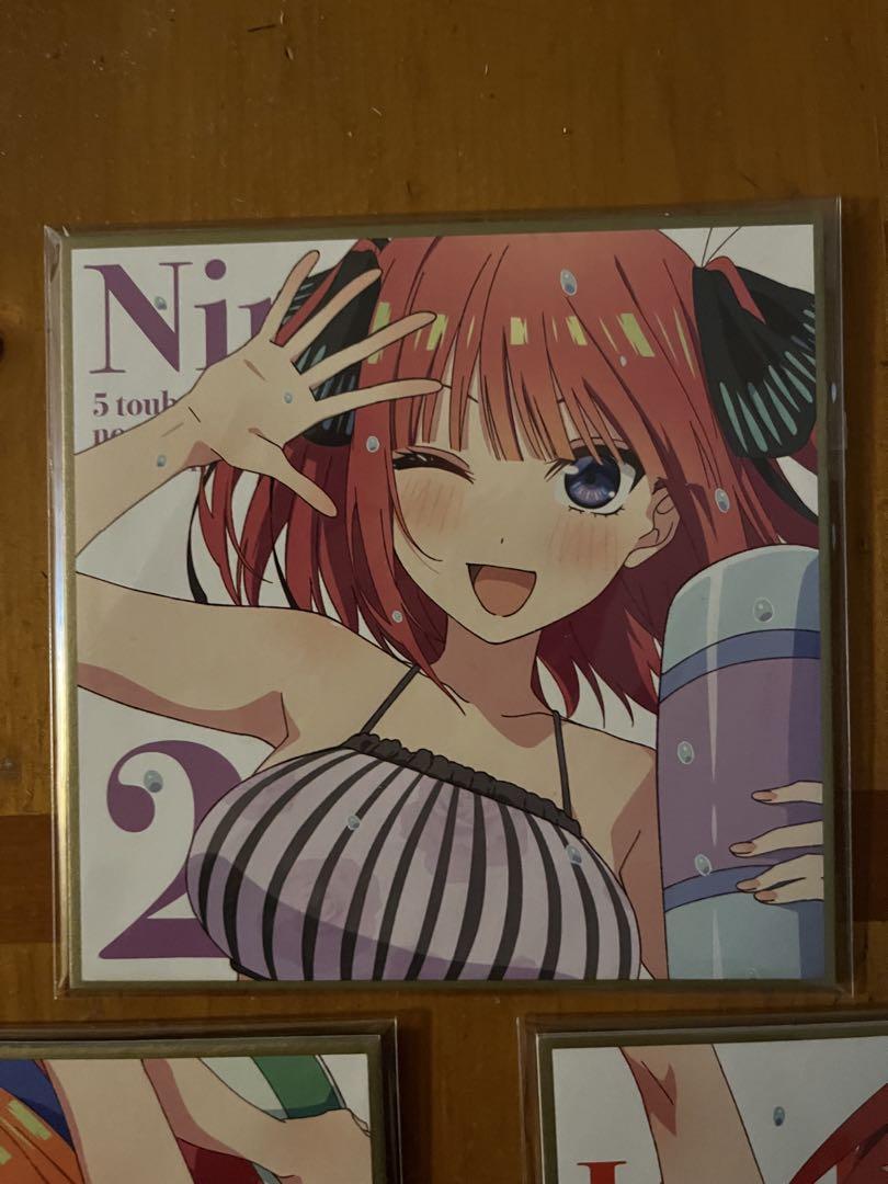 五等分の花嫁 映画特典 色紙 五つ子セット
