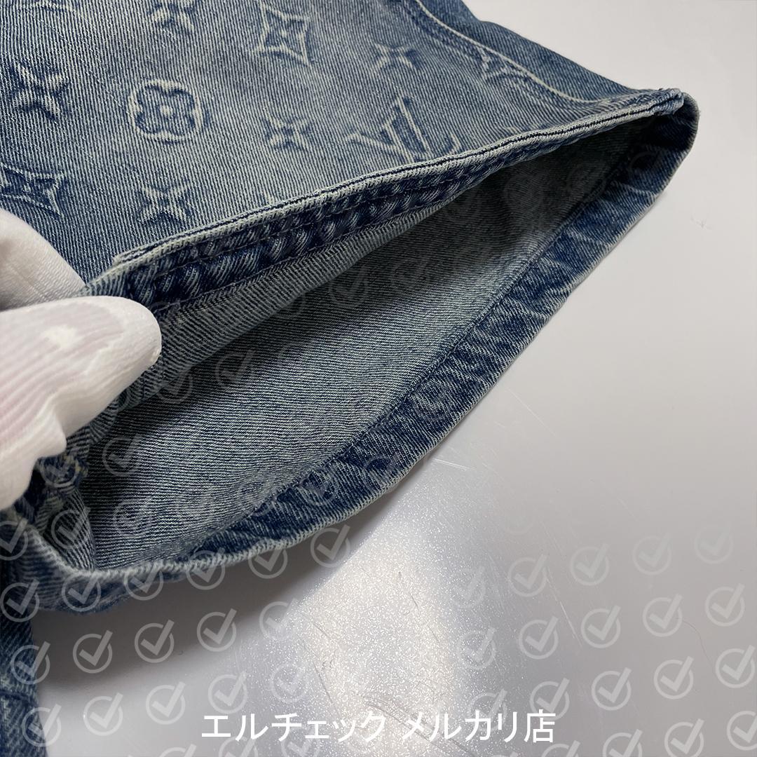 ルイヴィトン デニムカーペンターショーツ 1ABJ7D