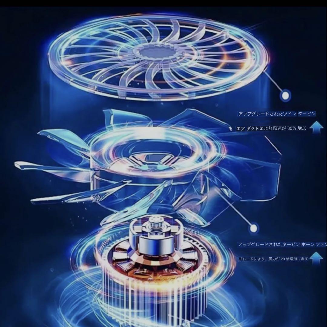 ミニターボファン 140000RPM ターボ暴力ファン ブラシレスモーター