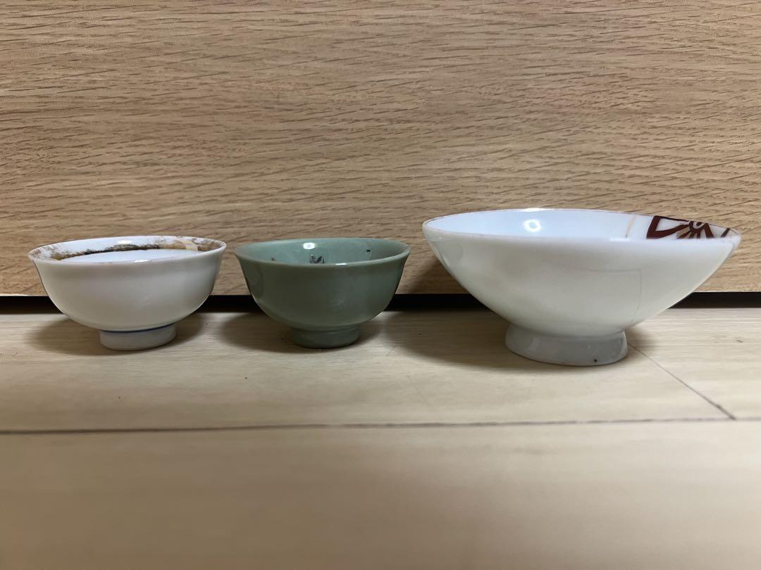 軍盃　兵隊盃&レトロ盃　お猪口　18個　旧日本軍　欠け金継補修品 軍盃 兵隊盃&レトロ盃 お猪口 18個 旧日本軍 欠け金継補修品