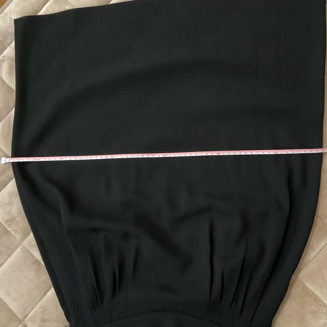 agnès b. 黒シンプルスカートU700【美品】丈65cm - メルカリ