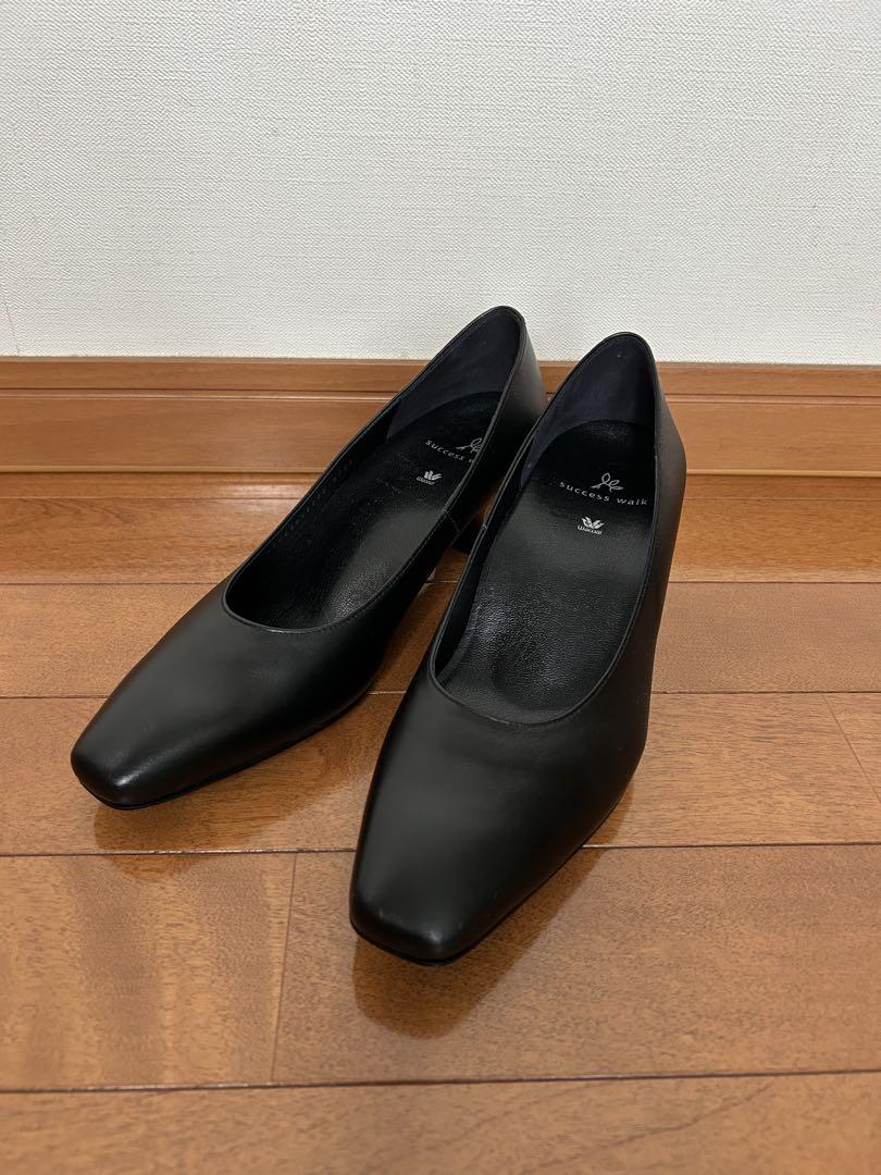 未使用　ワコール サクセスウォーク　パンプス　24EE ブラック