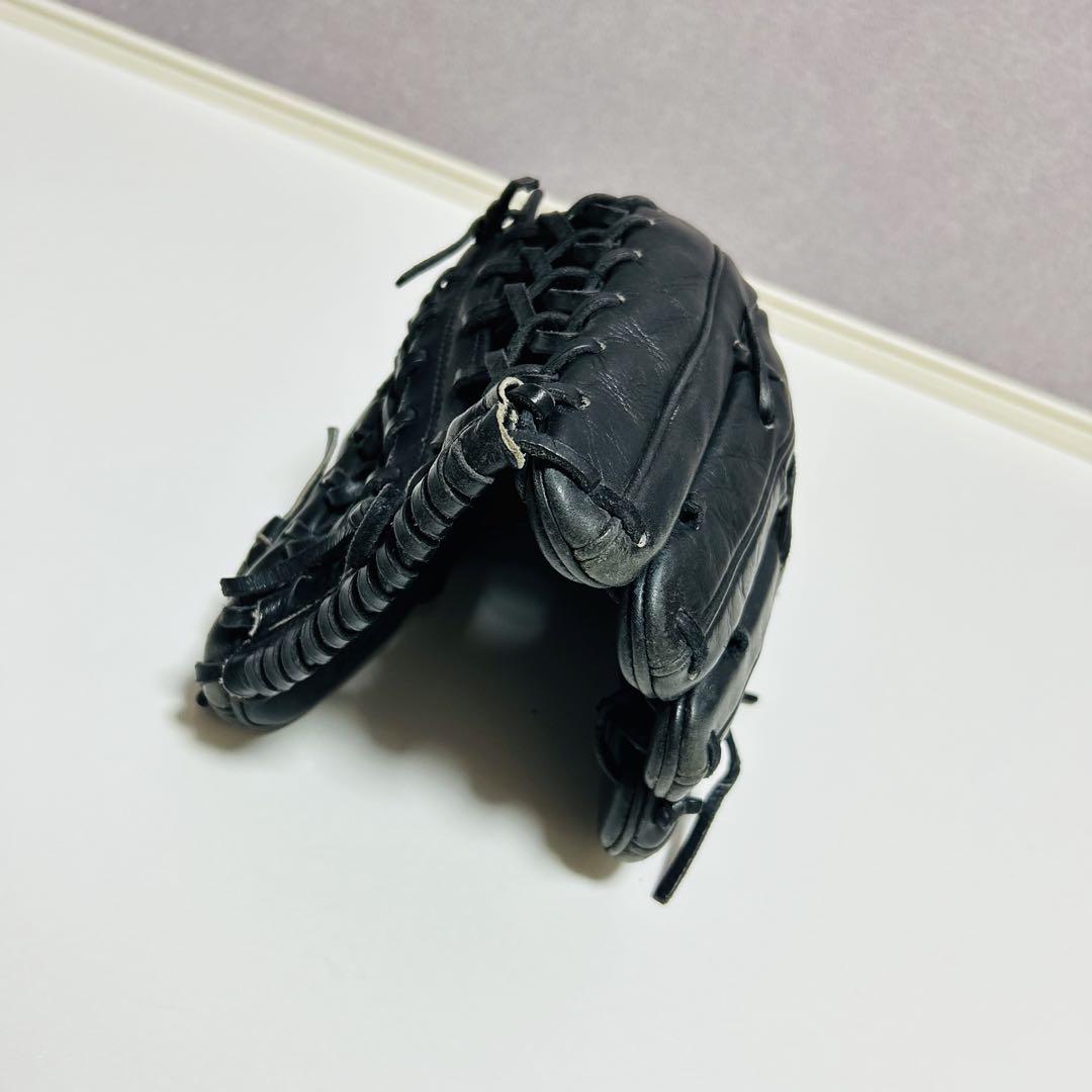 【希少 旧ロゴ】ZETT プロステイタス 硬式外野手用 グローブ ブラック