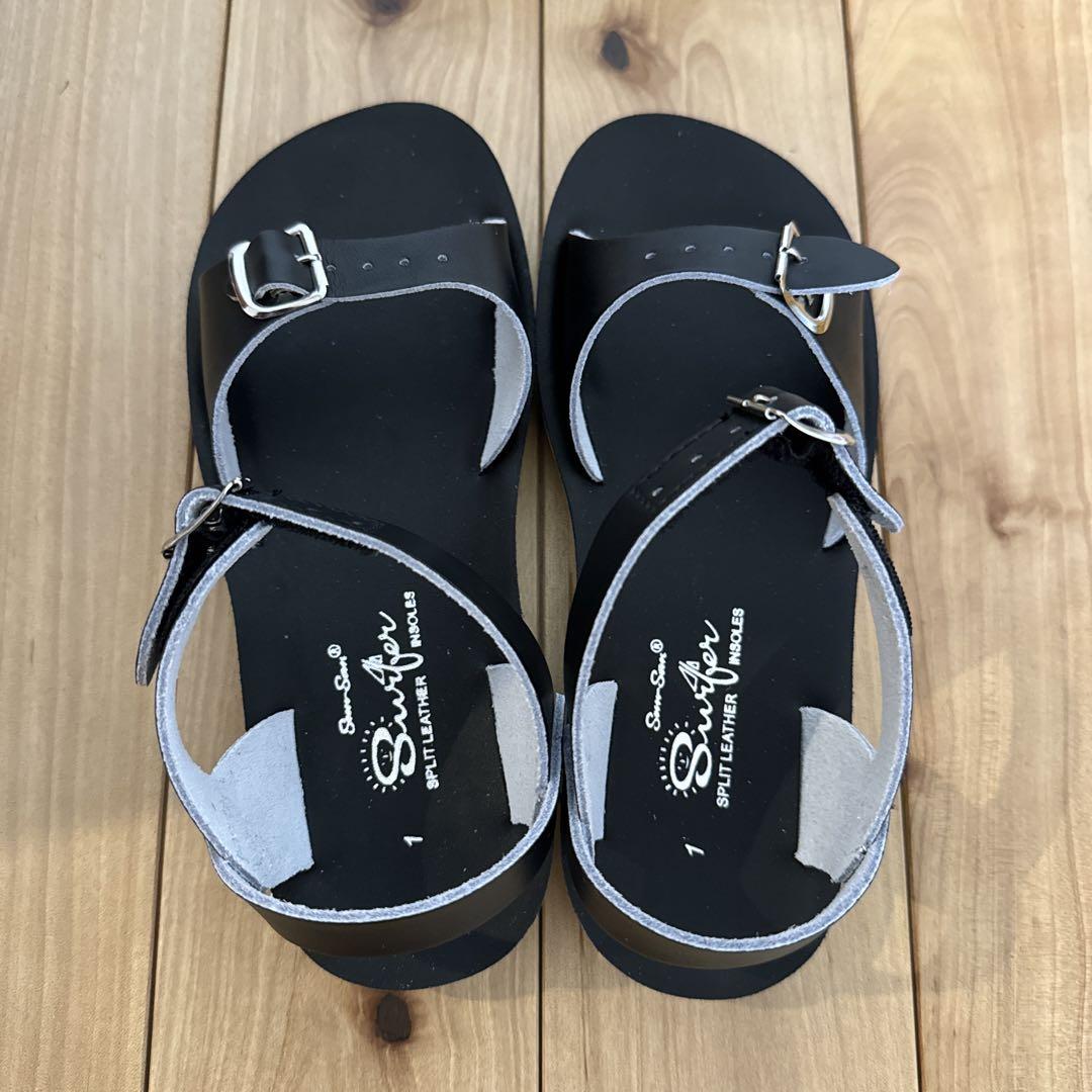 SALT WATER SANDALS / Surfer YTH1 ブラック