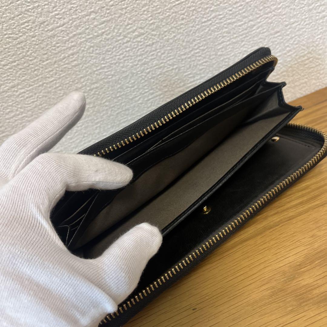 ポーター ワイズ フルラウンドジップ式長財布 ブラック 【管:W】