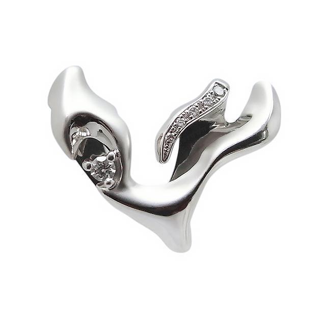 カラッチ ガウディペンダント K18WG 0.06ct 4.4g - メルカリ