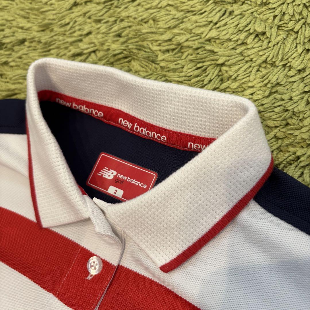 NEW BALANCE GOLF ニューバランスゴルフ 半袖ポロシャツ サイズ2