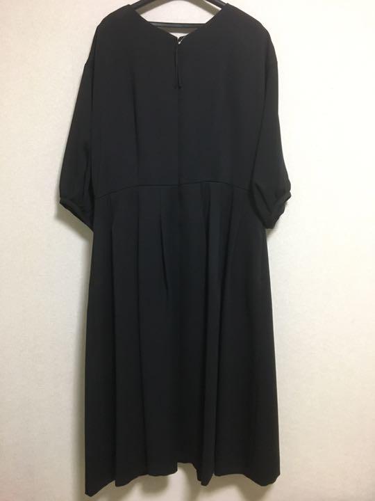 定番お買い得 ローズティアラ ウエストタックワンピース size42 黒 paun6-m87680555647 2022HOT