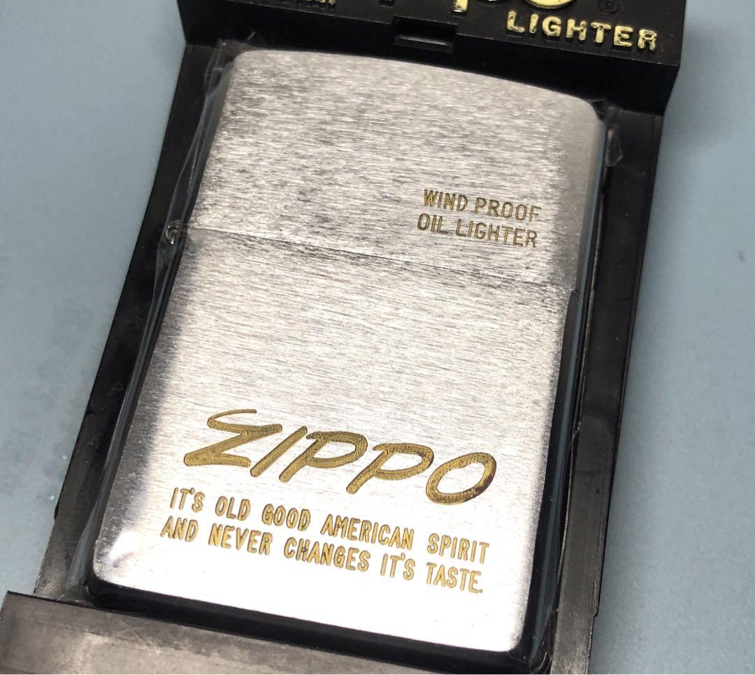 未使用　zippo ヴィンテージ レトロ　2001年　シルバー　彫り　未使用
