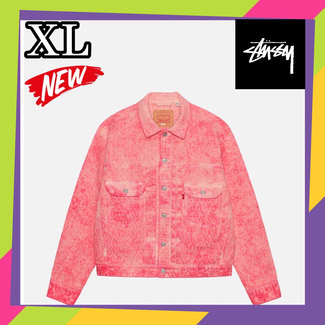 hystericglamourSTÜSSY \u0026 LEVI'S DYED JACQUARD JACKET XL