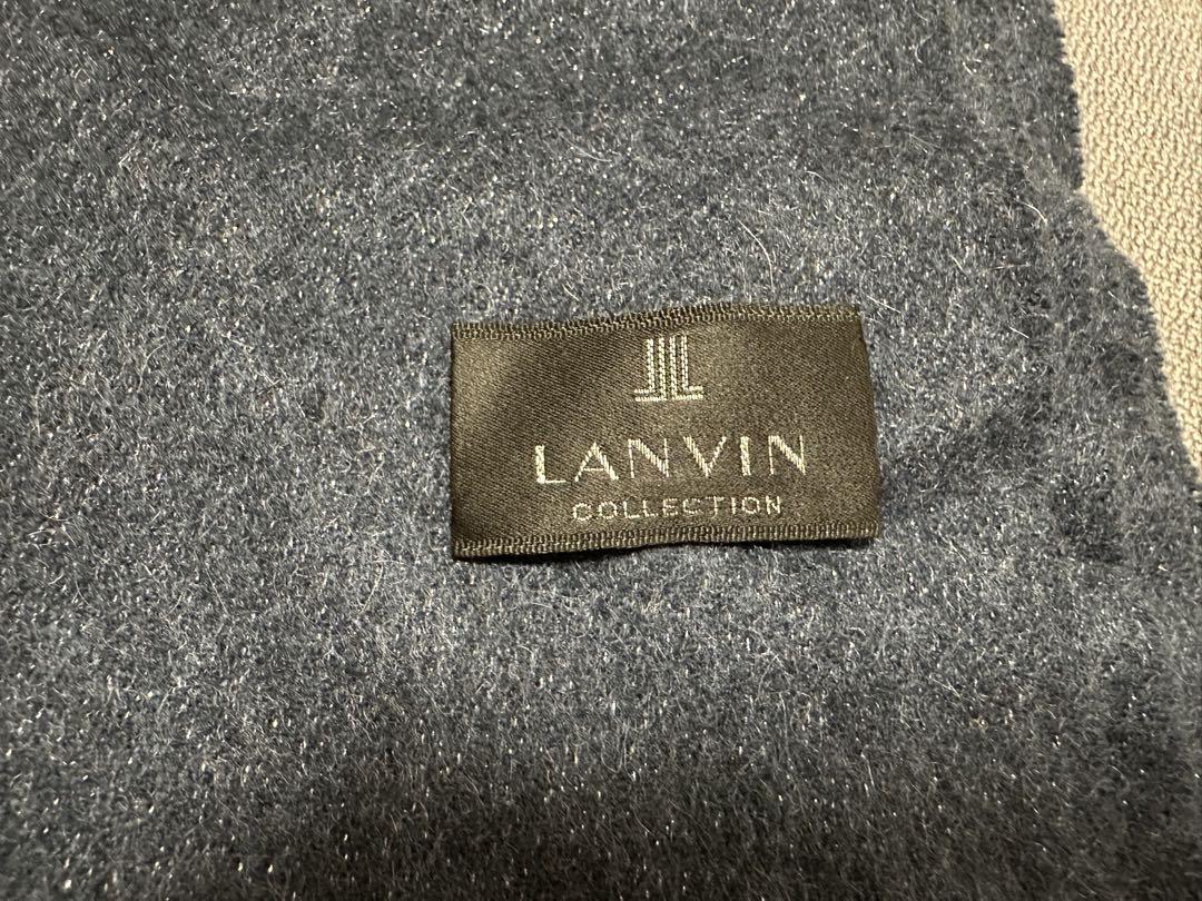 LANVIN COLLECTION ダークグレー マフラー